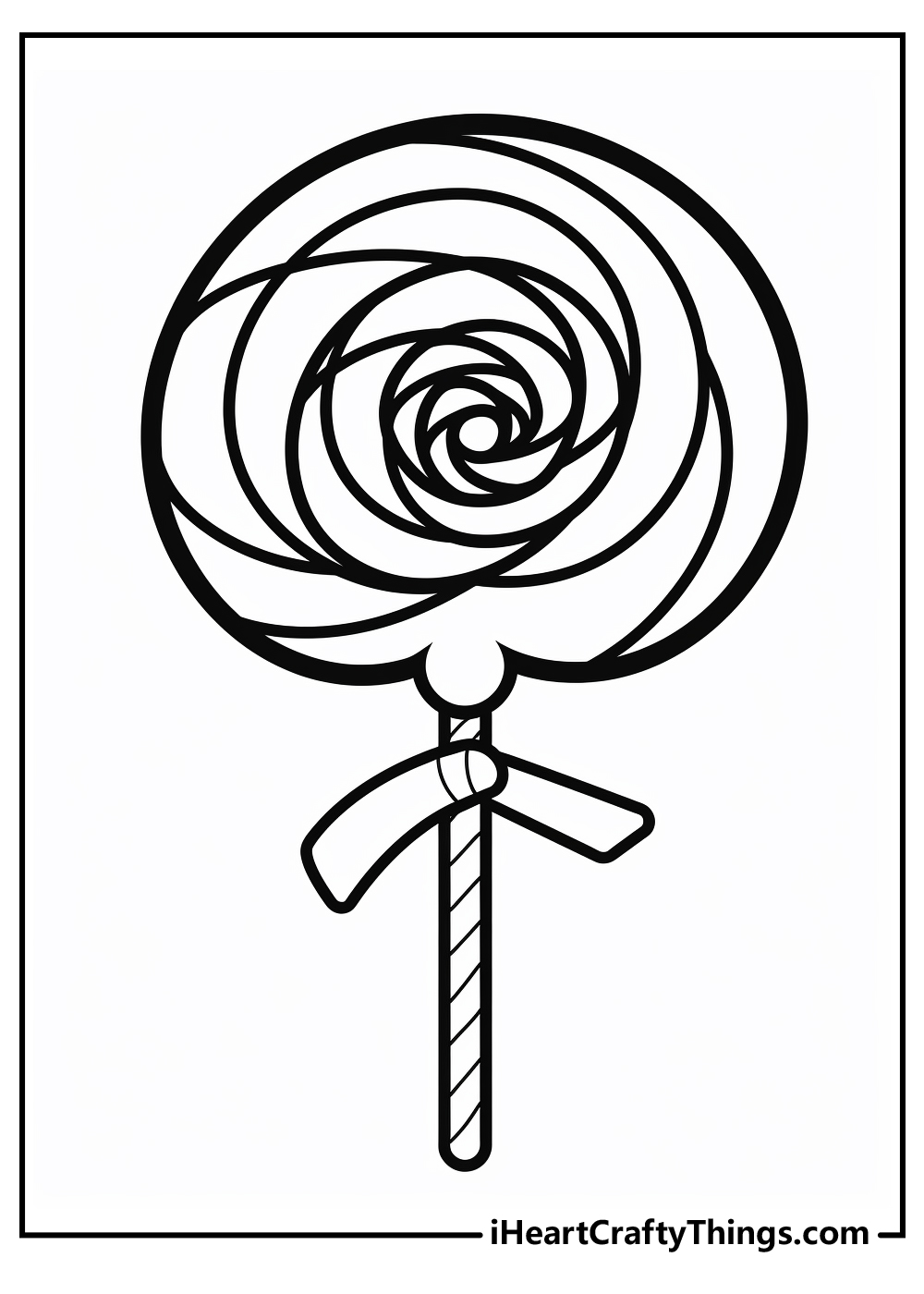 candy cane coloring pages