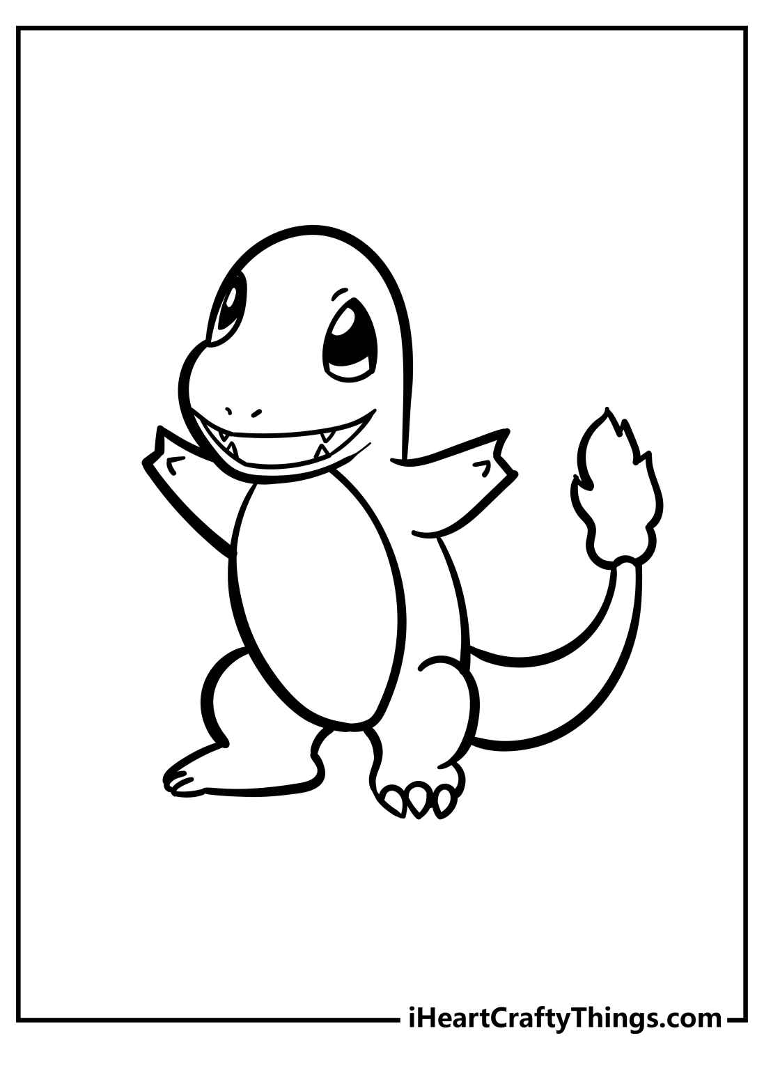 Printable Charmander Coloring Pages (Updated 2023)