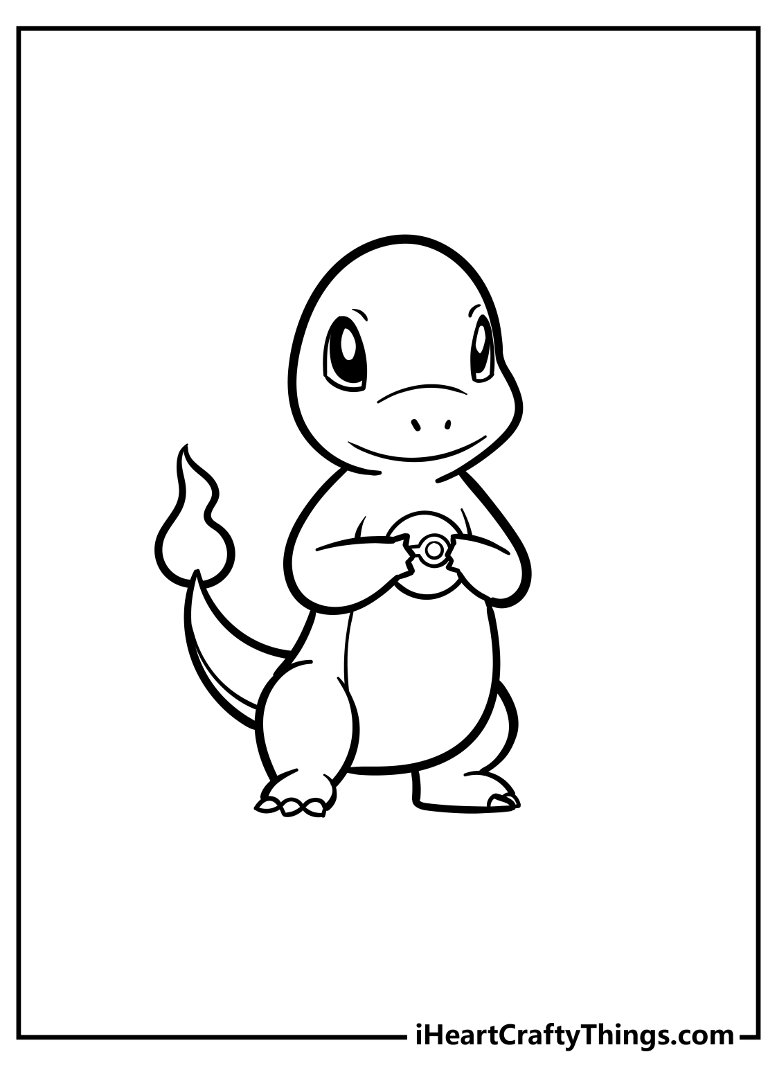 Charmander Coloring Pages (100% Free Printables)