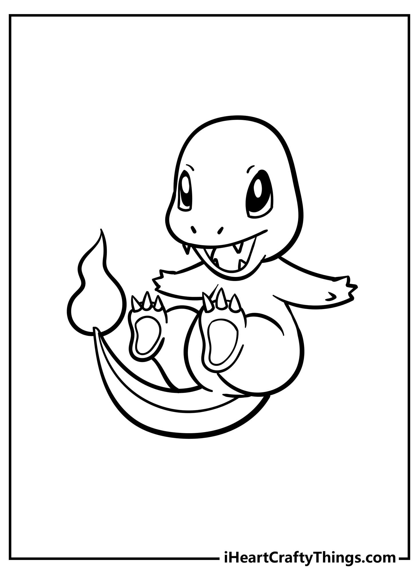 Printable Charmander Coloring Pages Updated 2023 