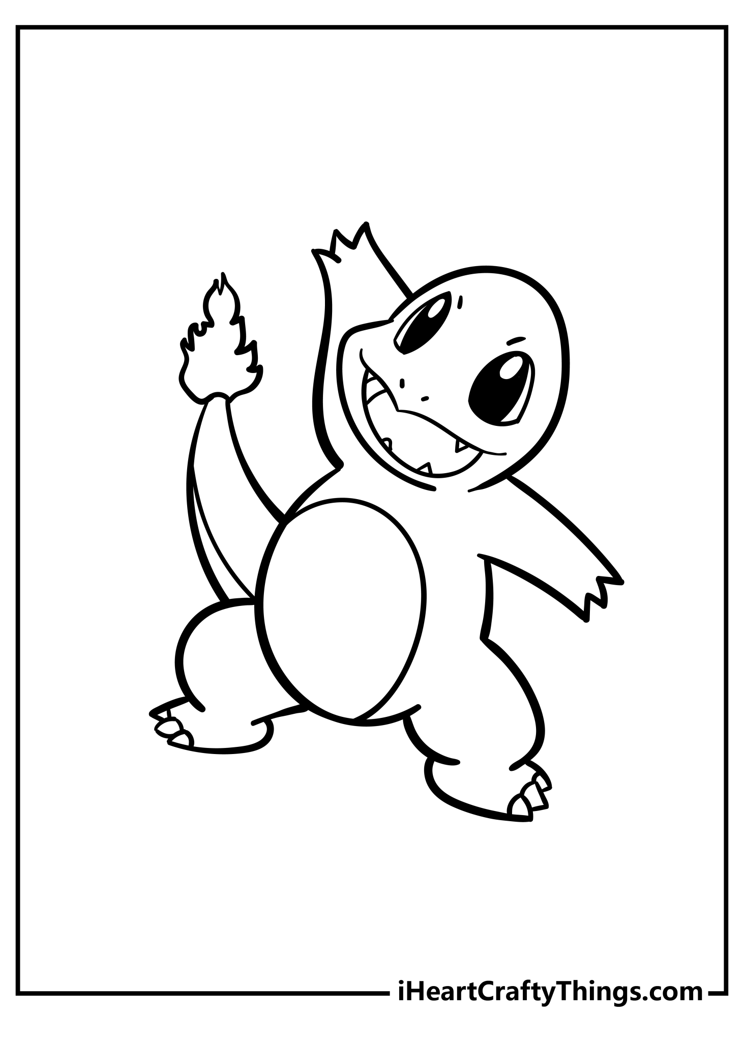Charmander Coloring Pages (100% Free Printables)