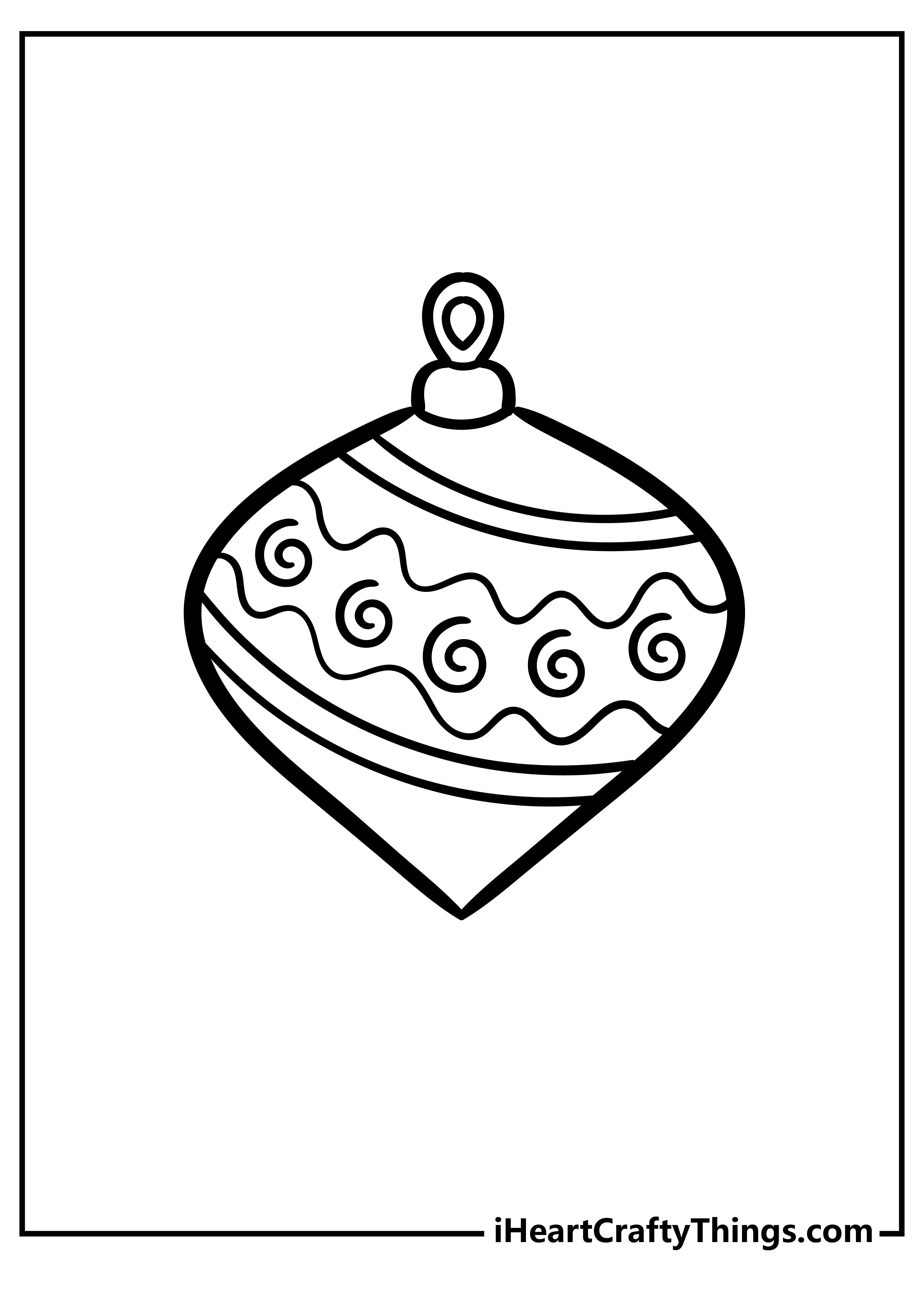 Printable Ornaments Coloring Pages