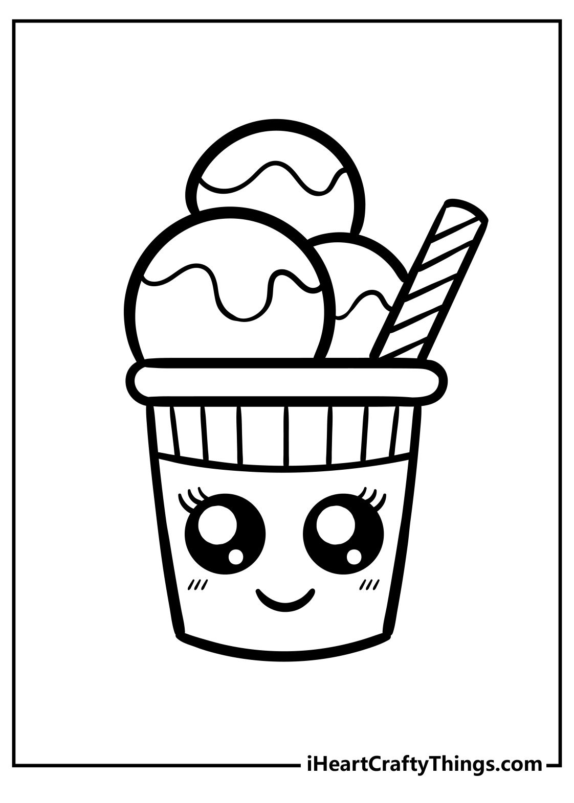 Cute Food Coloring Pages Free Printables
