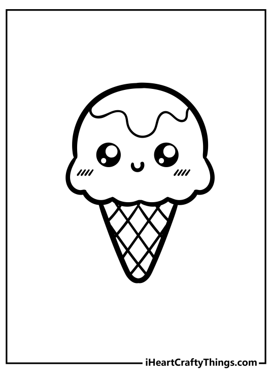 Printable Cute Food Coloring Pages (Updated 2024)