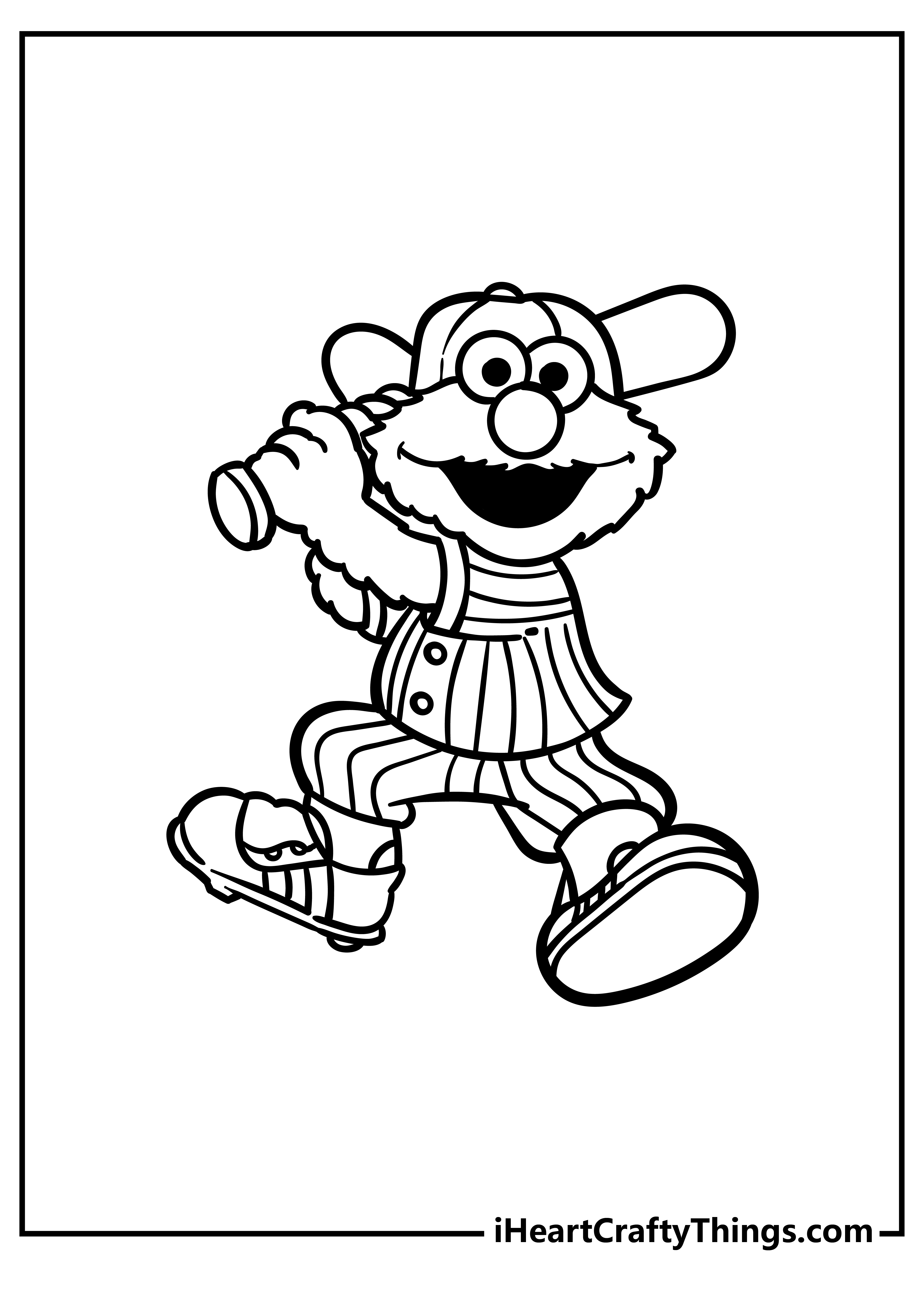 Elmo Coloring Pages free pdf download