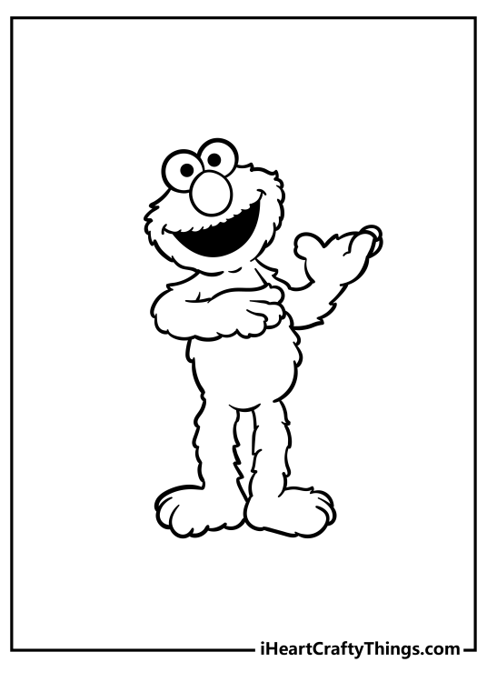 30 Elmo Coloring Pages (100% Free Printables)