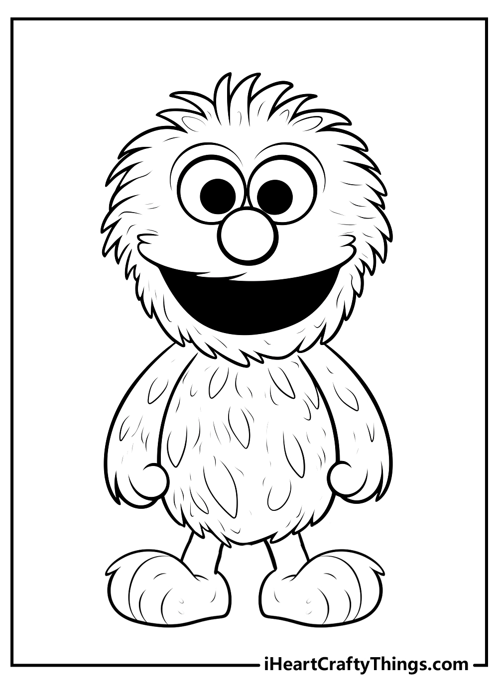 Elmo coloring pages for kids