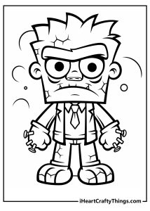 Frankenstein Coloring Pages (100% Free Printables)