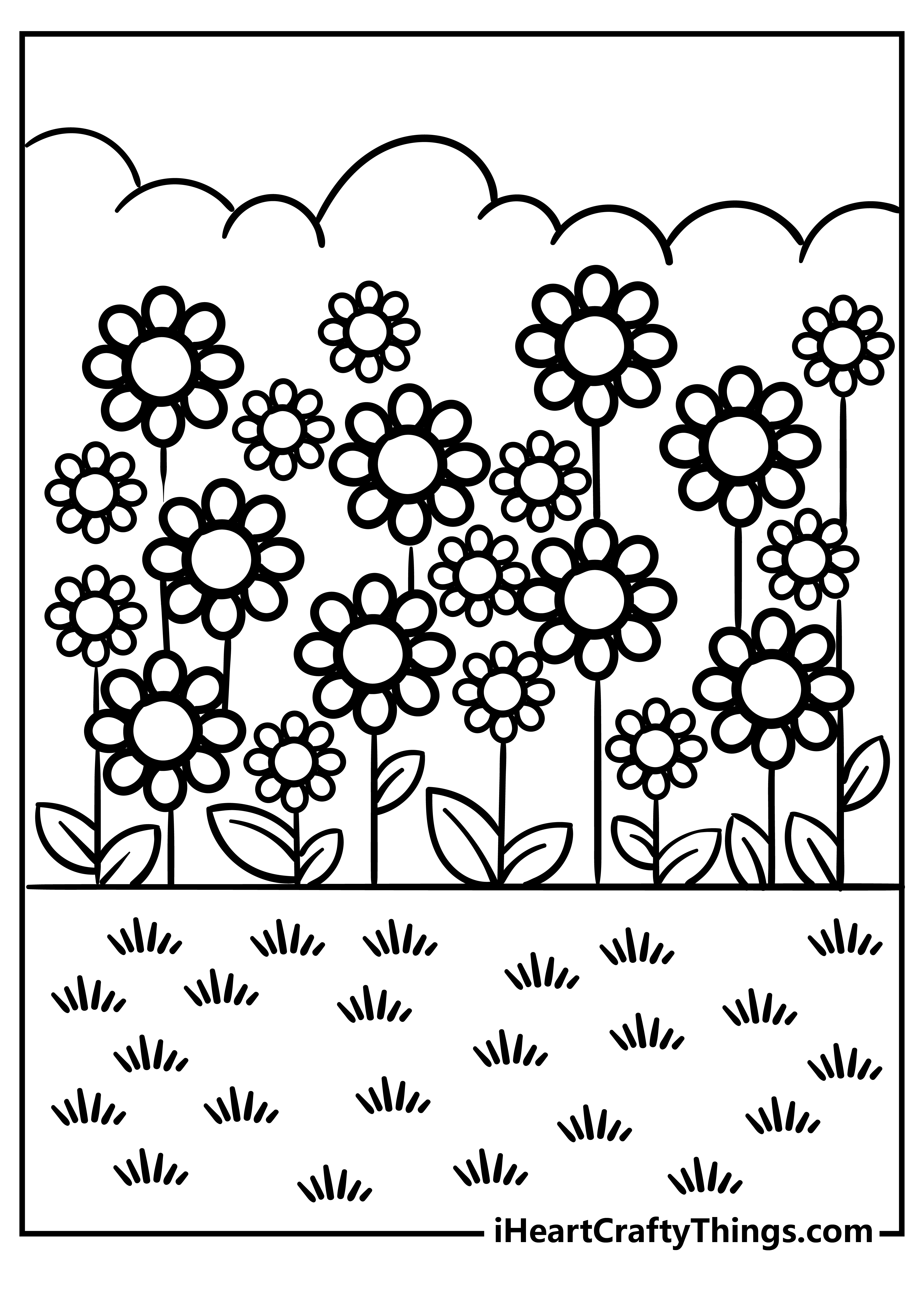 Garden Coloring Book for adults free download