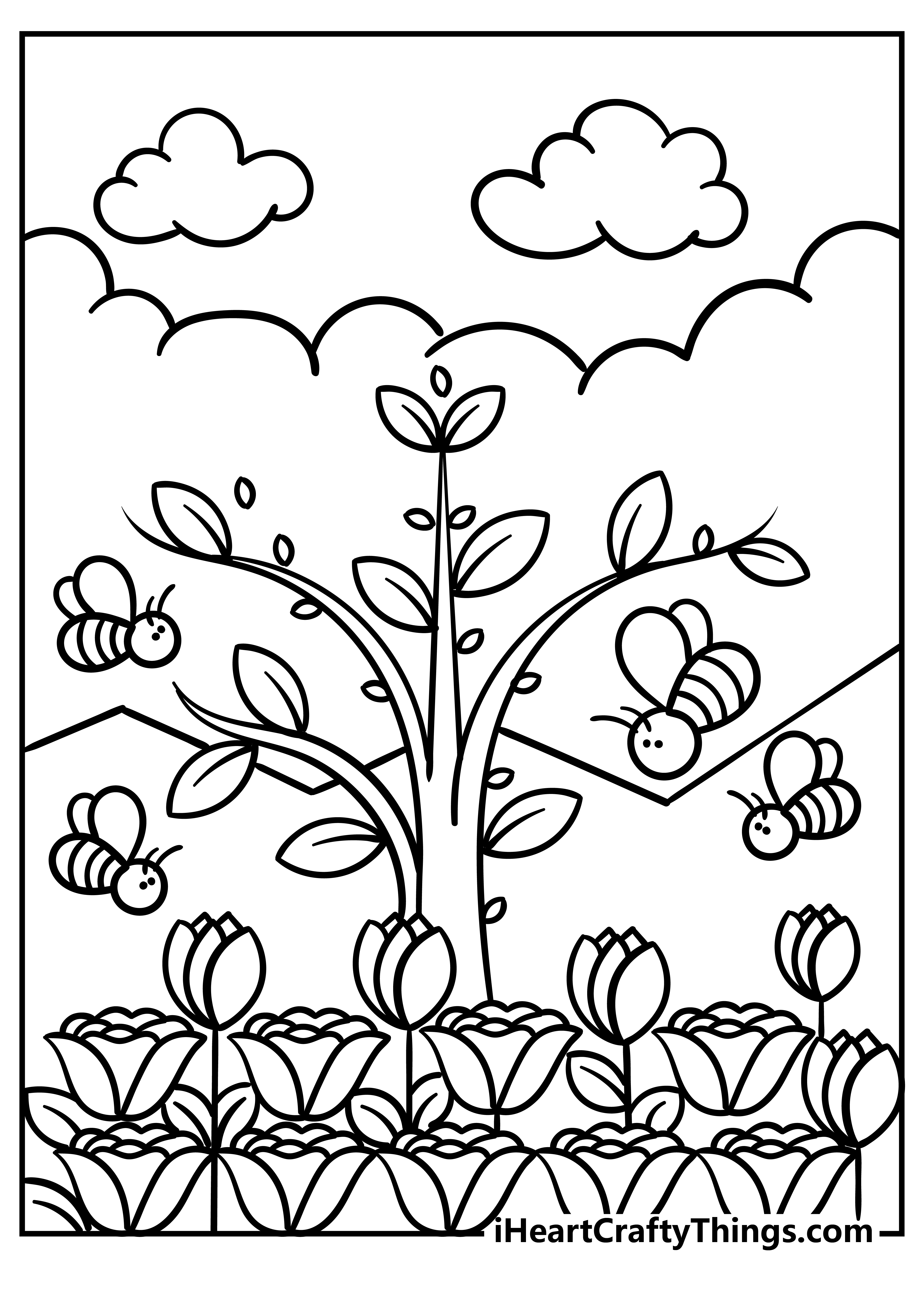 Garden Coloring Pages free pdf download