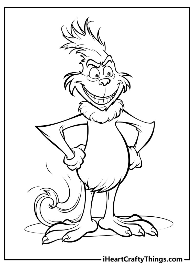 15 Grinch Coloring Pages (100% Free Printables)