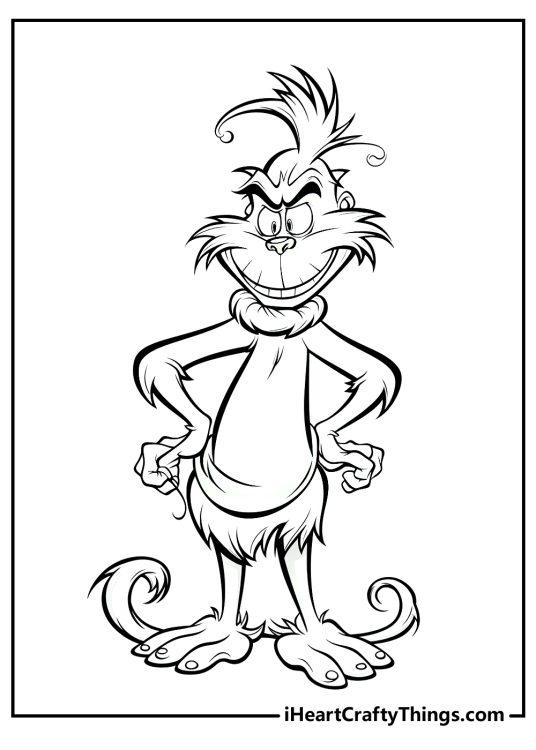 43 Grinch Coloring Pages (100% Free Printables)