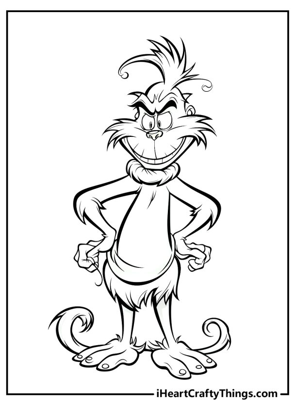 15 Grinch Coloring Pages (100% Free Printables)