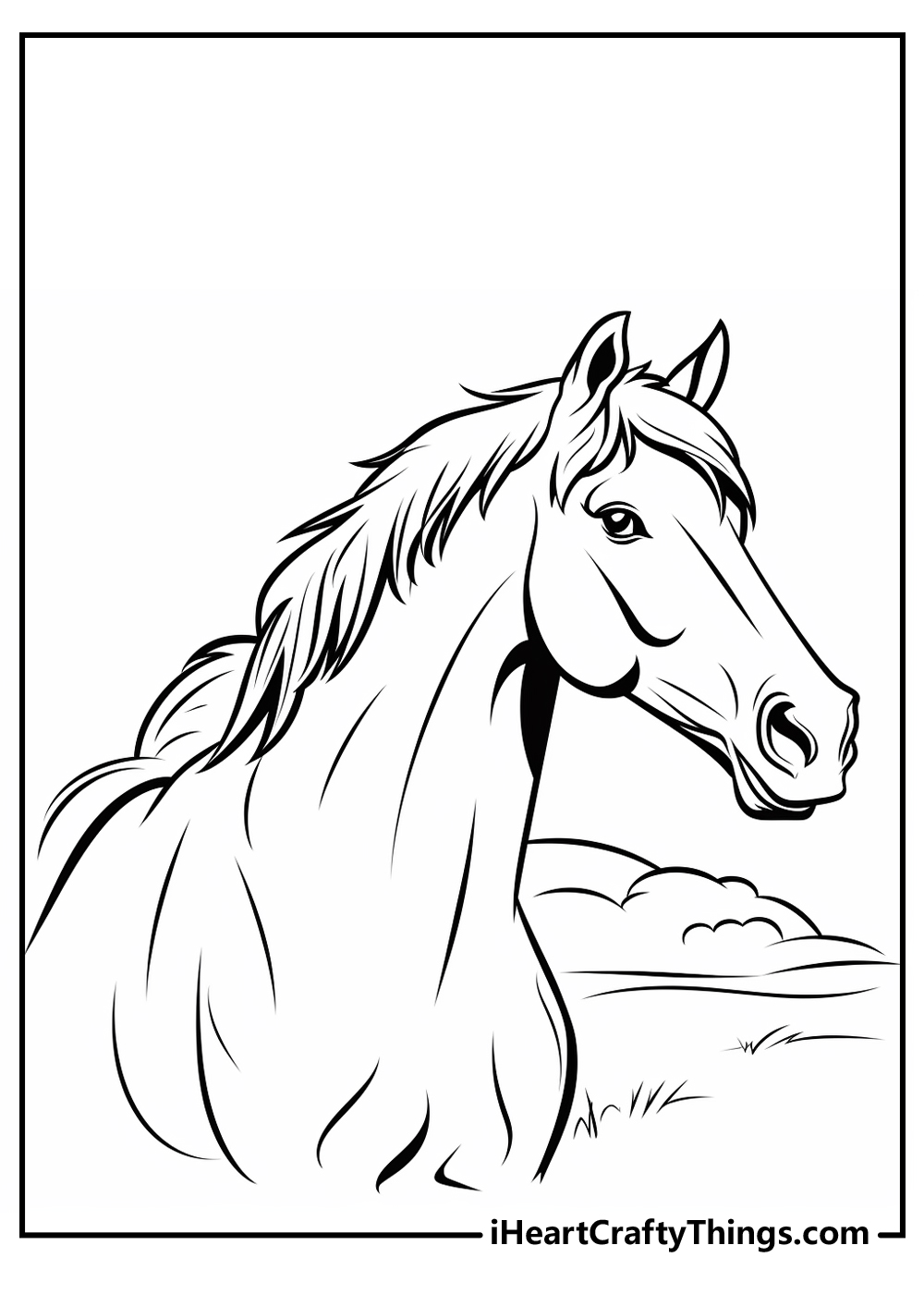 Colorable horse