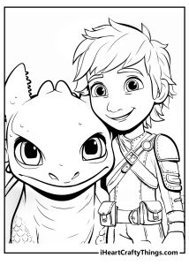 30 How To Train Your Dragon Coloring Pages (Updated 2024)