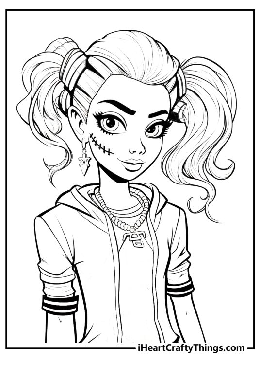 Monster High Coloring Pages (100% Free Printables)