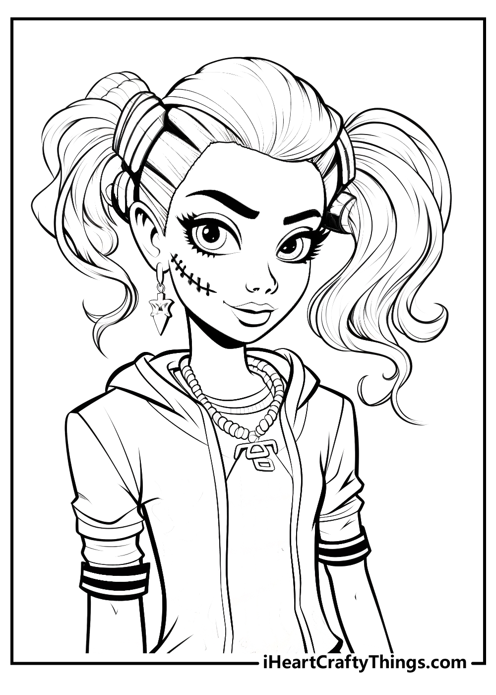 monster high coloring pages abbey bominable