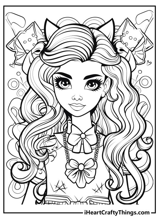 Monster High Coloring Pages (100% Free Printables)