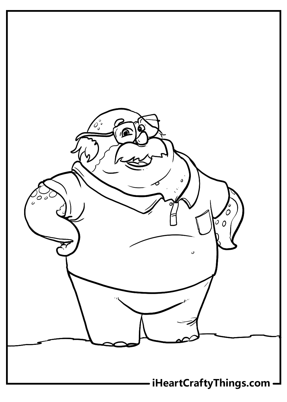 new monster inc coloring pages