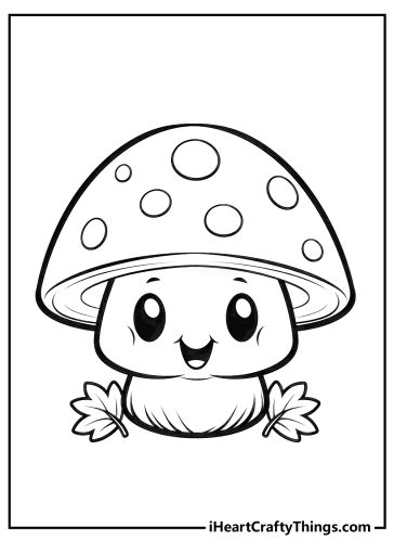 Mushroom Coloring Pages (100% Free Printables)