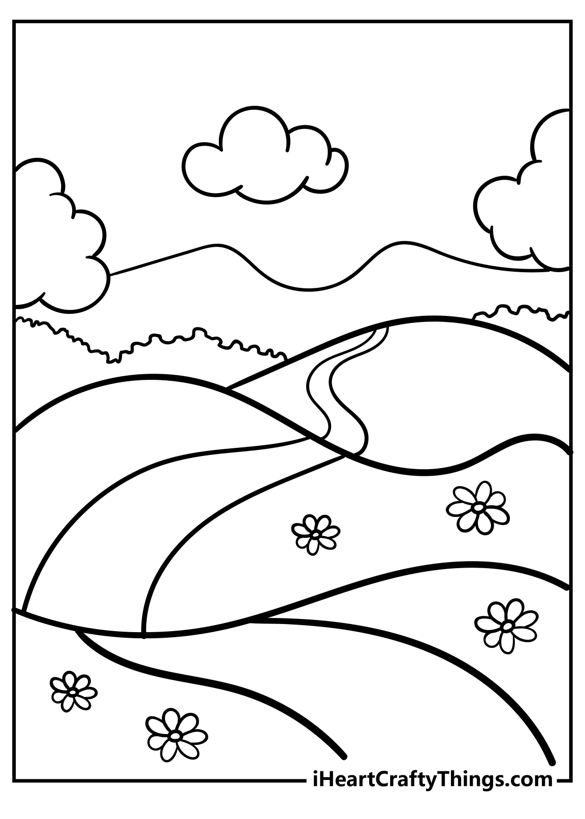 Nature Coloring Pages (100% Free Printables)
