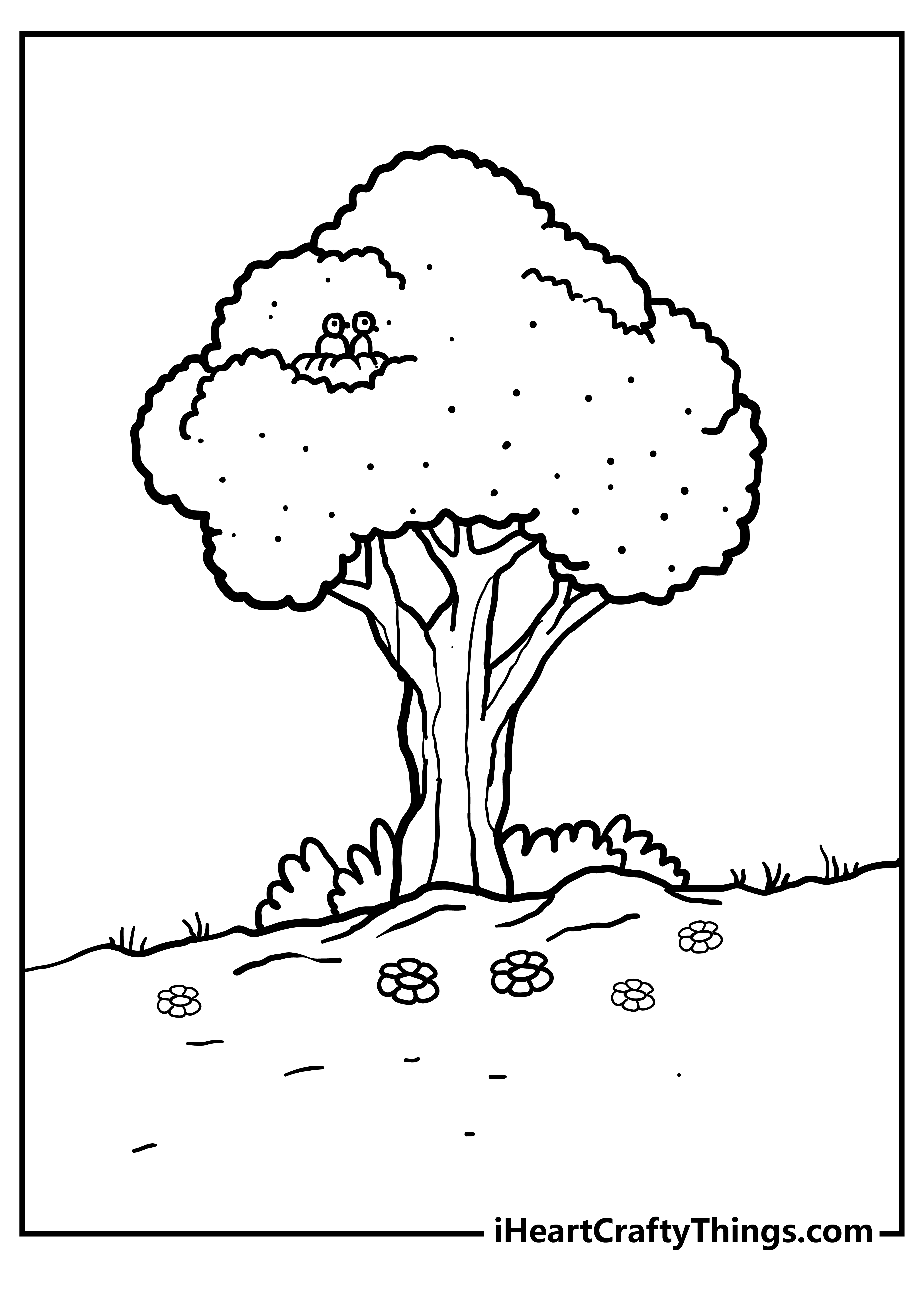 Nature Coloring Pages for kids free download
