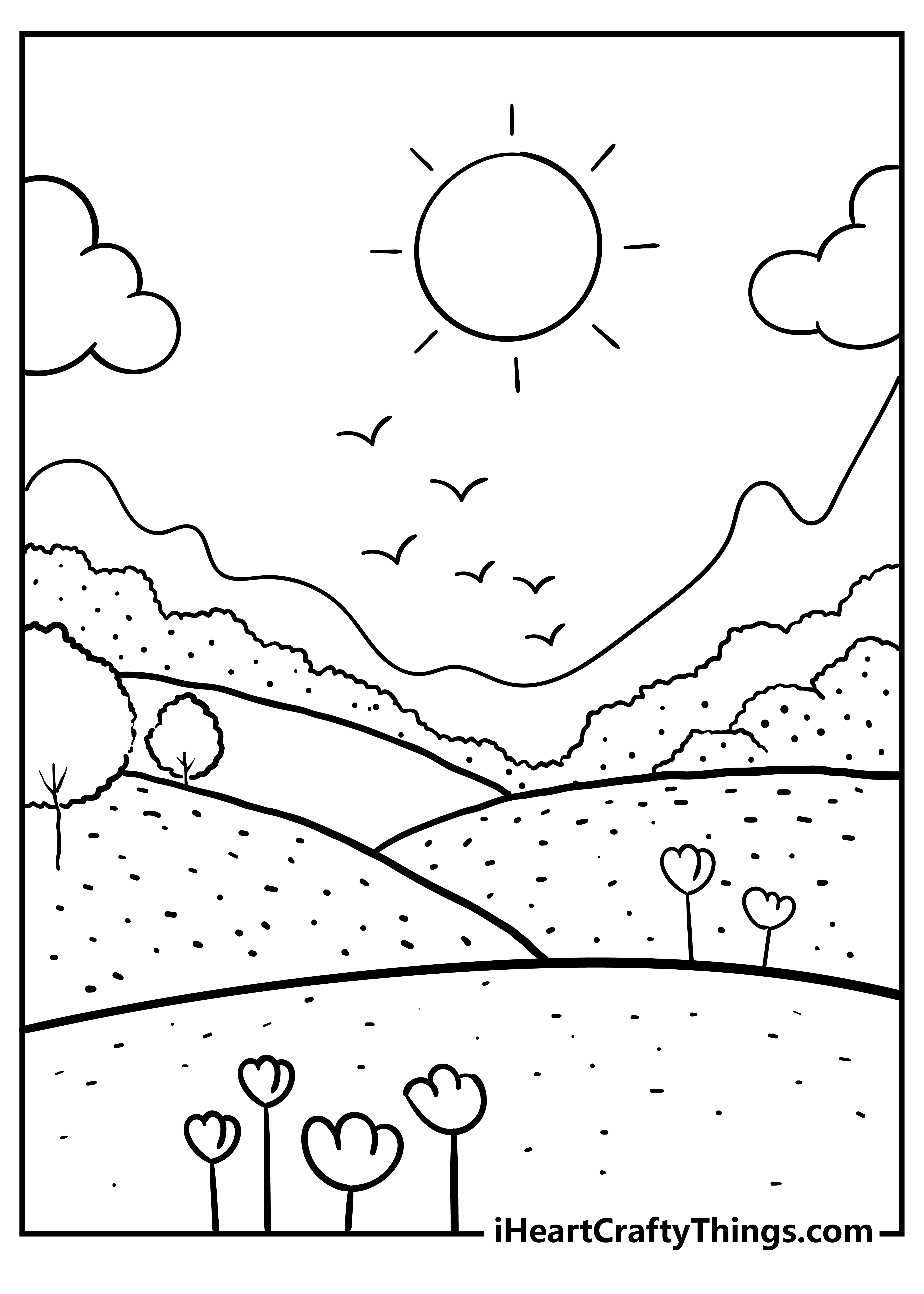 Nature Coloring Pages 500 Free PDF Printables 