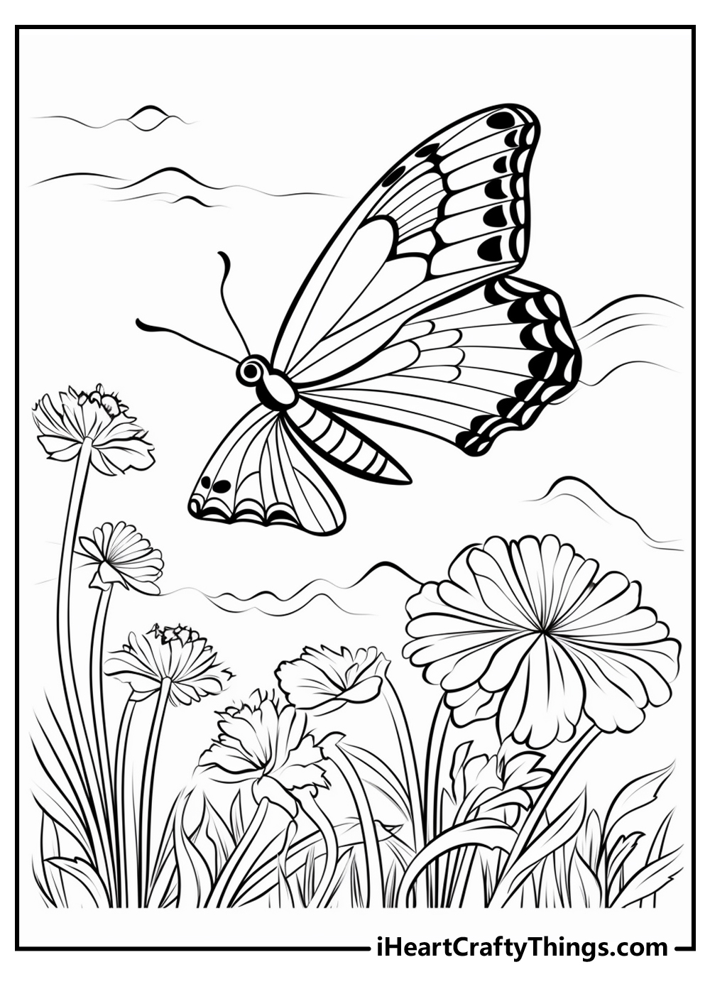 new nature coloring printable