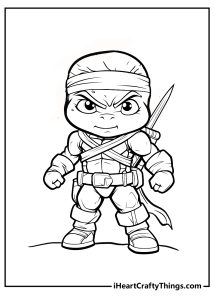 Ninja Turtles Coloring Pages (100% Free Printables)