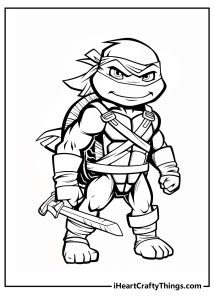 Ninja Turtles Coloring Pages (100% Free Printables)