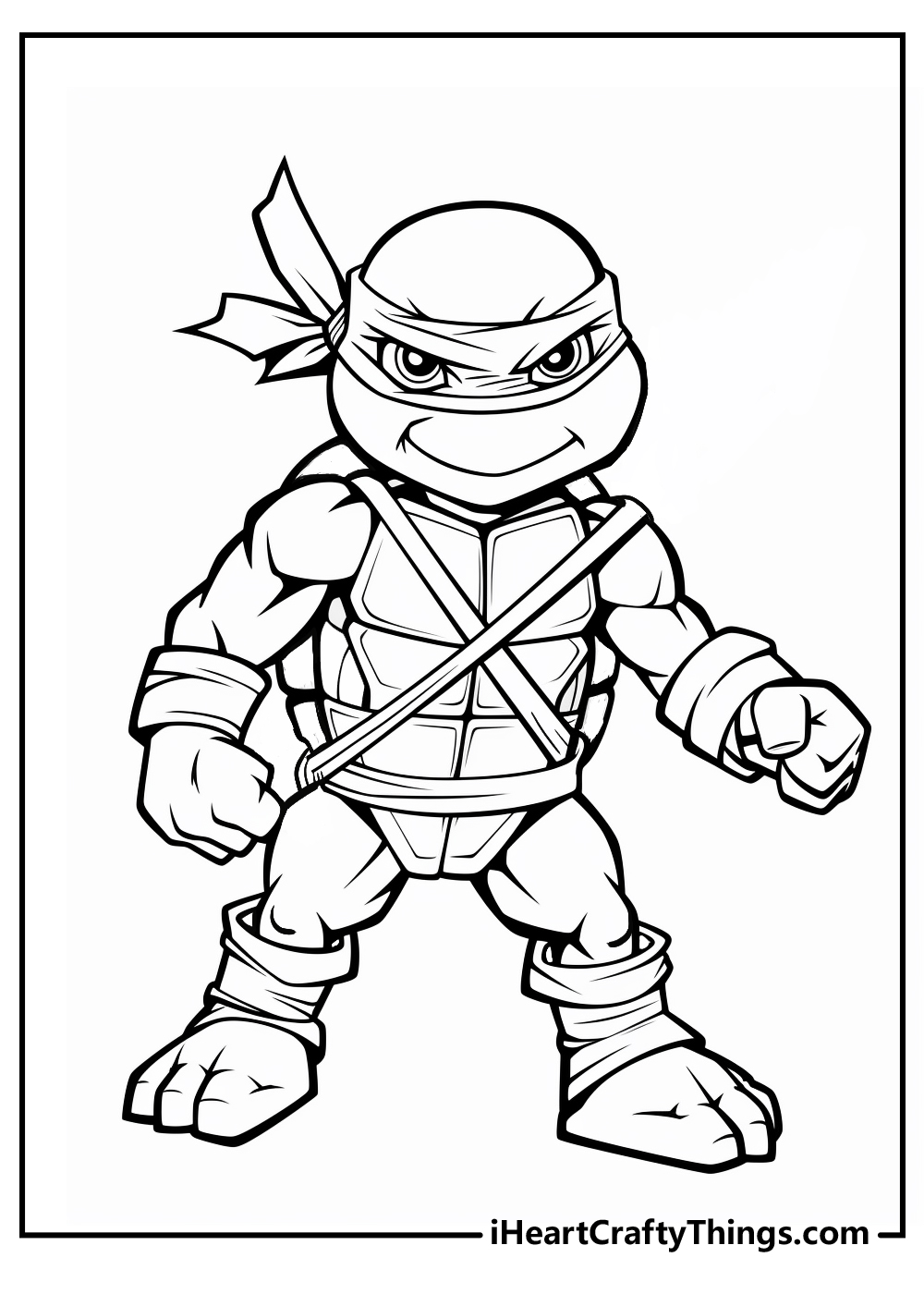 Ninja Turtles Donatello Coloring Pages