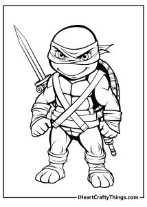 Ninja Turtles Coloring Pages (100% Free Printables)