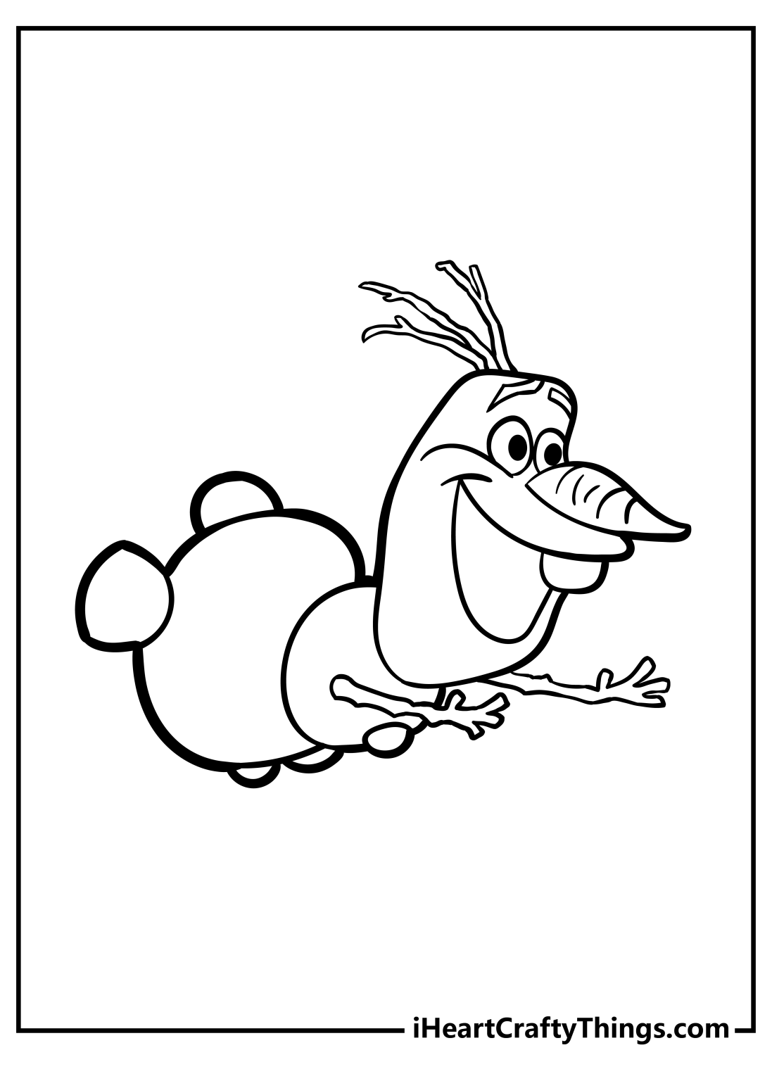 20 Olaf Coloring Pages (100% Free Printable PDF For Kids)