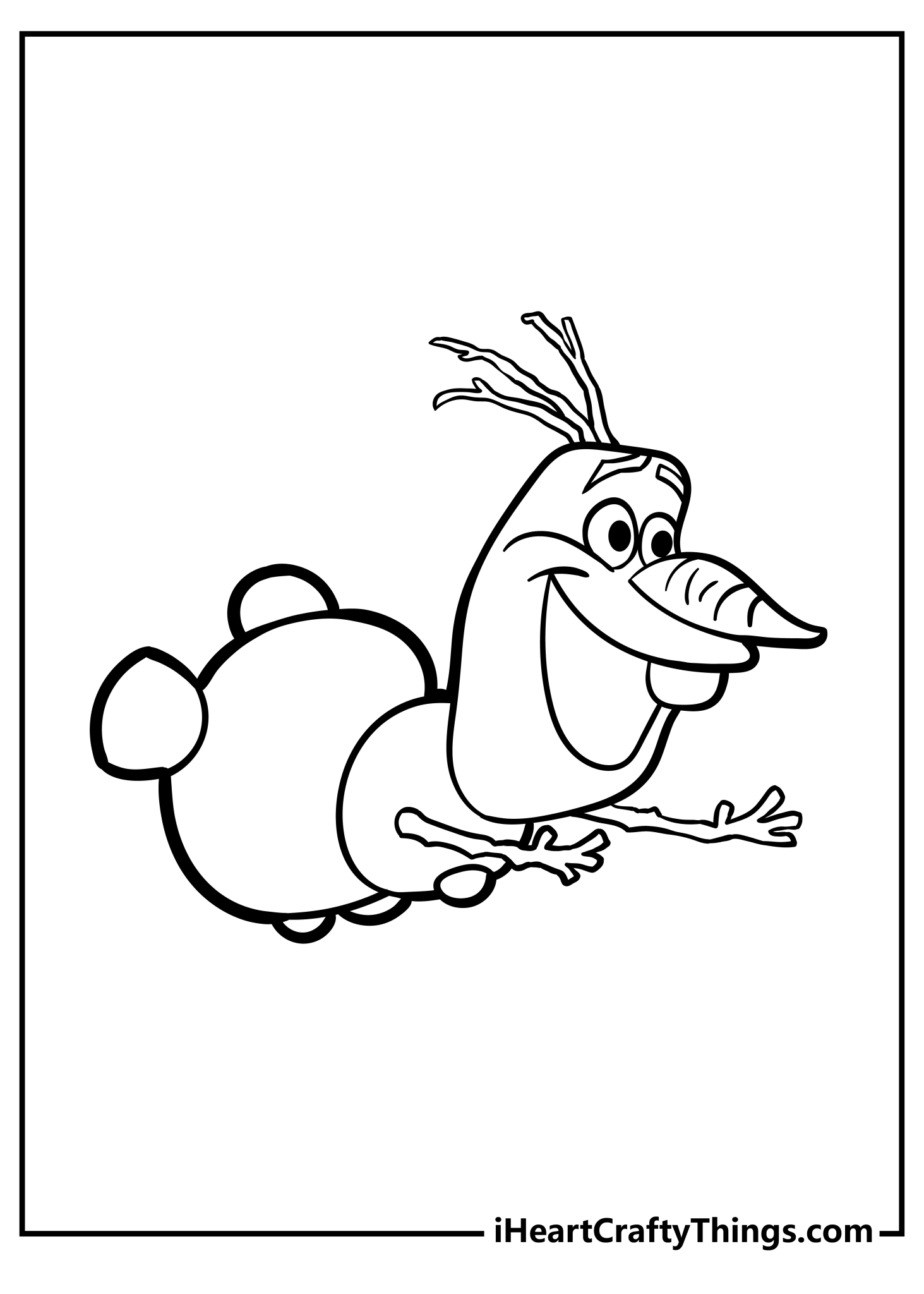 Olaf Coloring Pages (100 Free Printables)