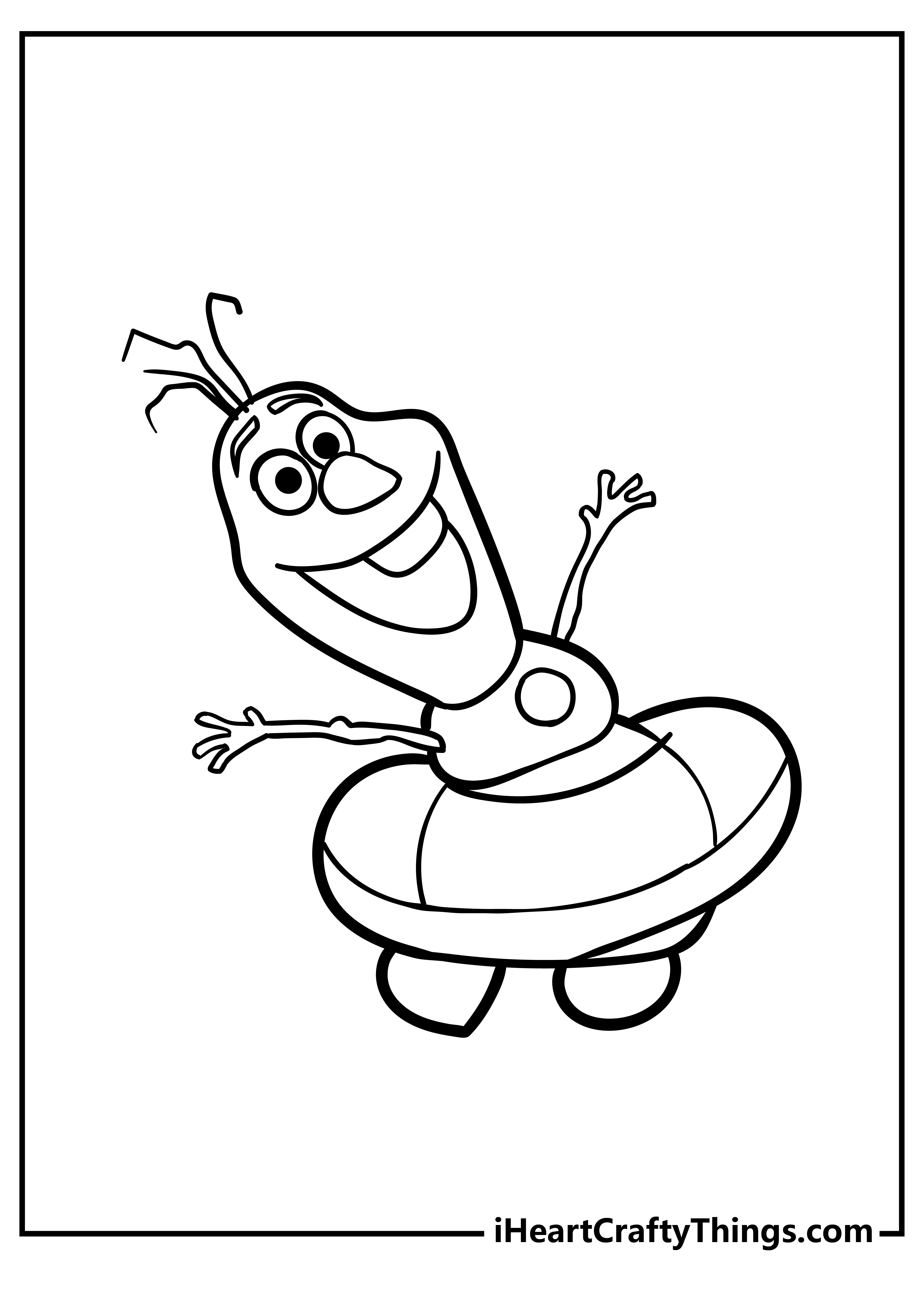Olaf Coloring Page Printable