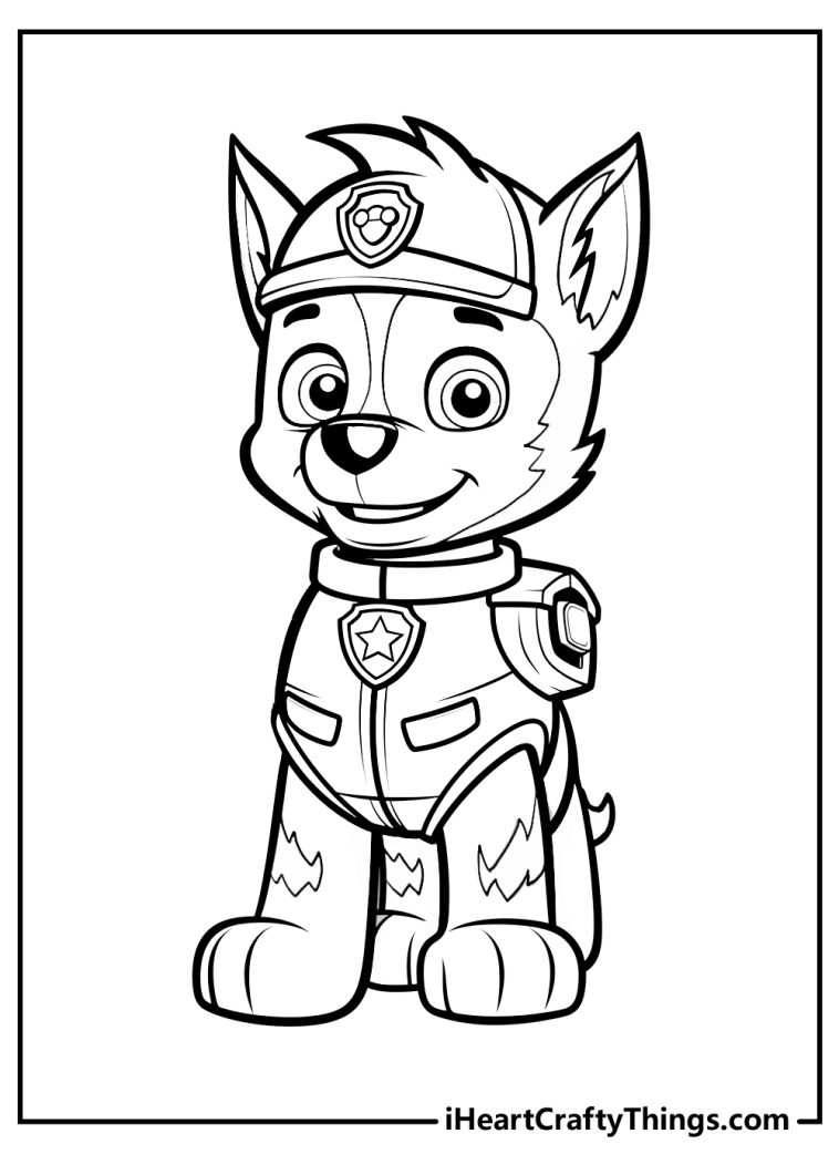 60 Paw Patrol Coloring Pages (100% Free PDF Printables)