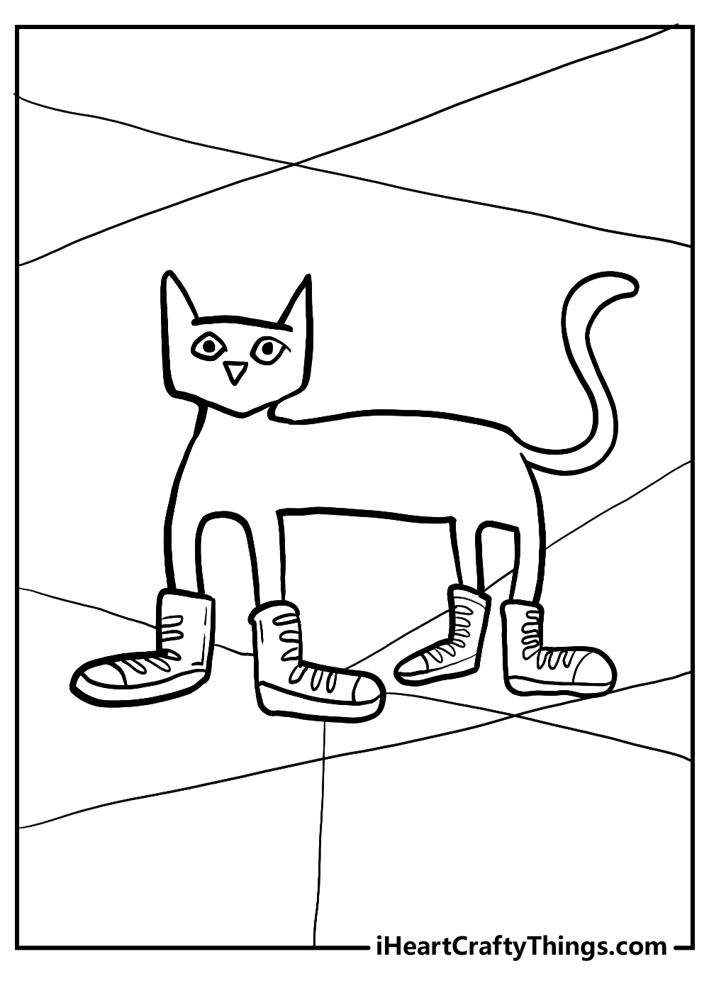 original pete the cat coloring printable