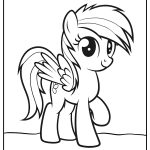 rainbow dash printable coloring pages