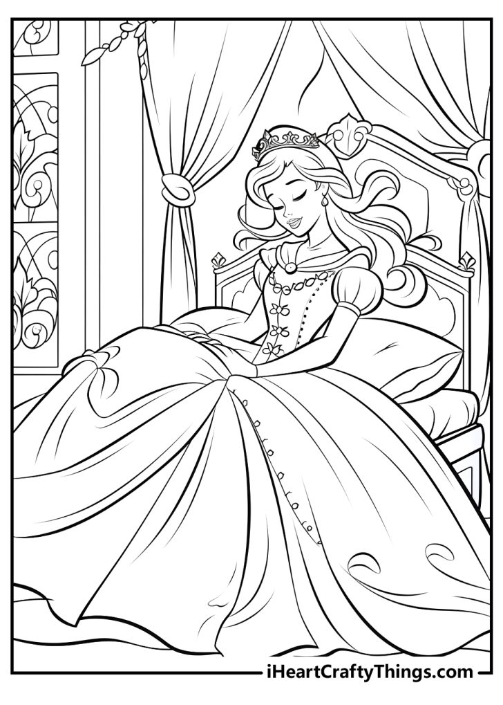 Sleeping Beauty Coloring Pages (100% Free Printables)