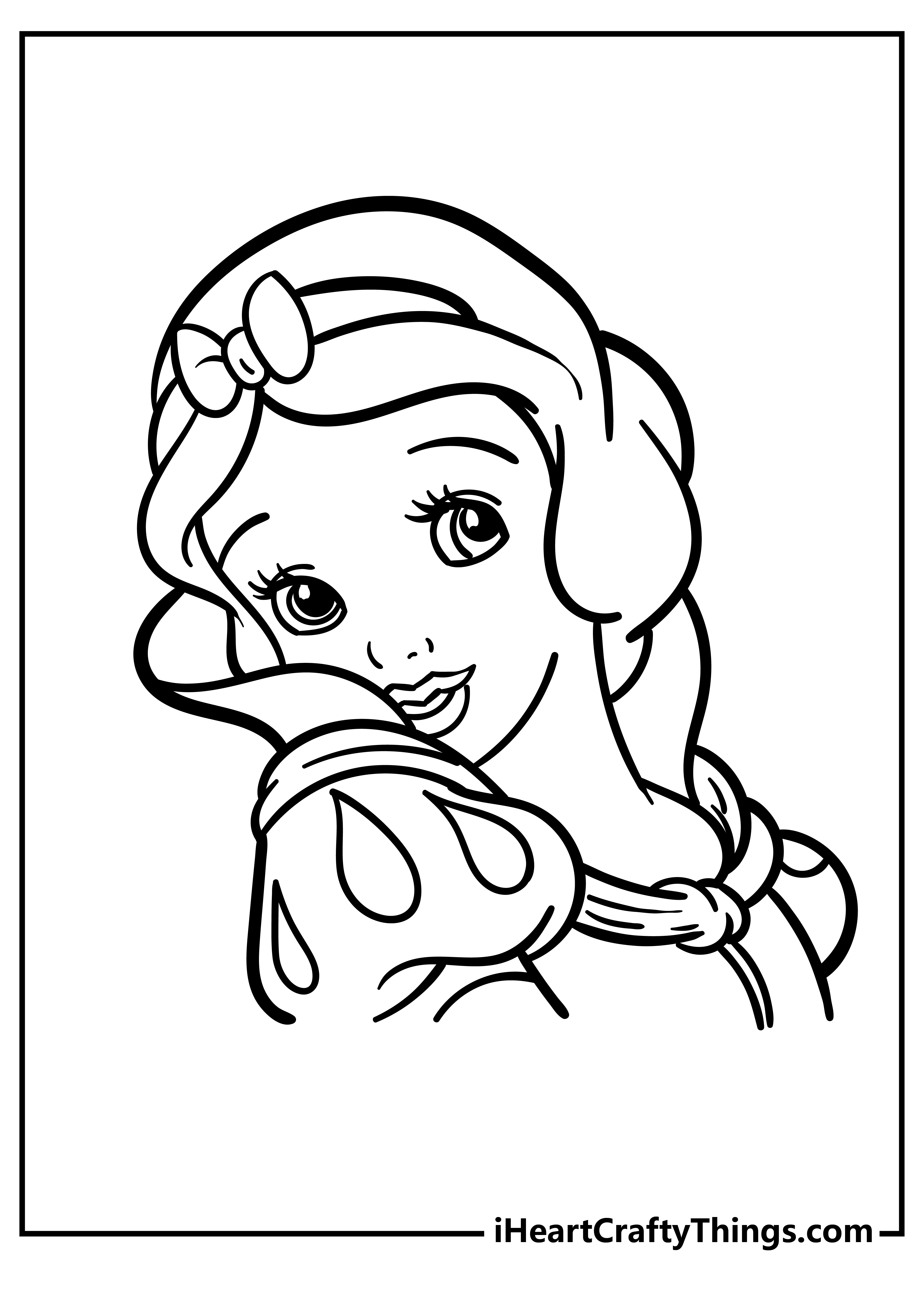 Snow White Coloring Page 