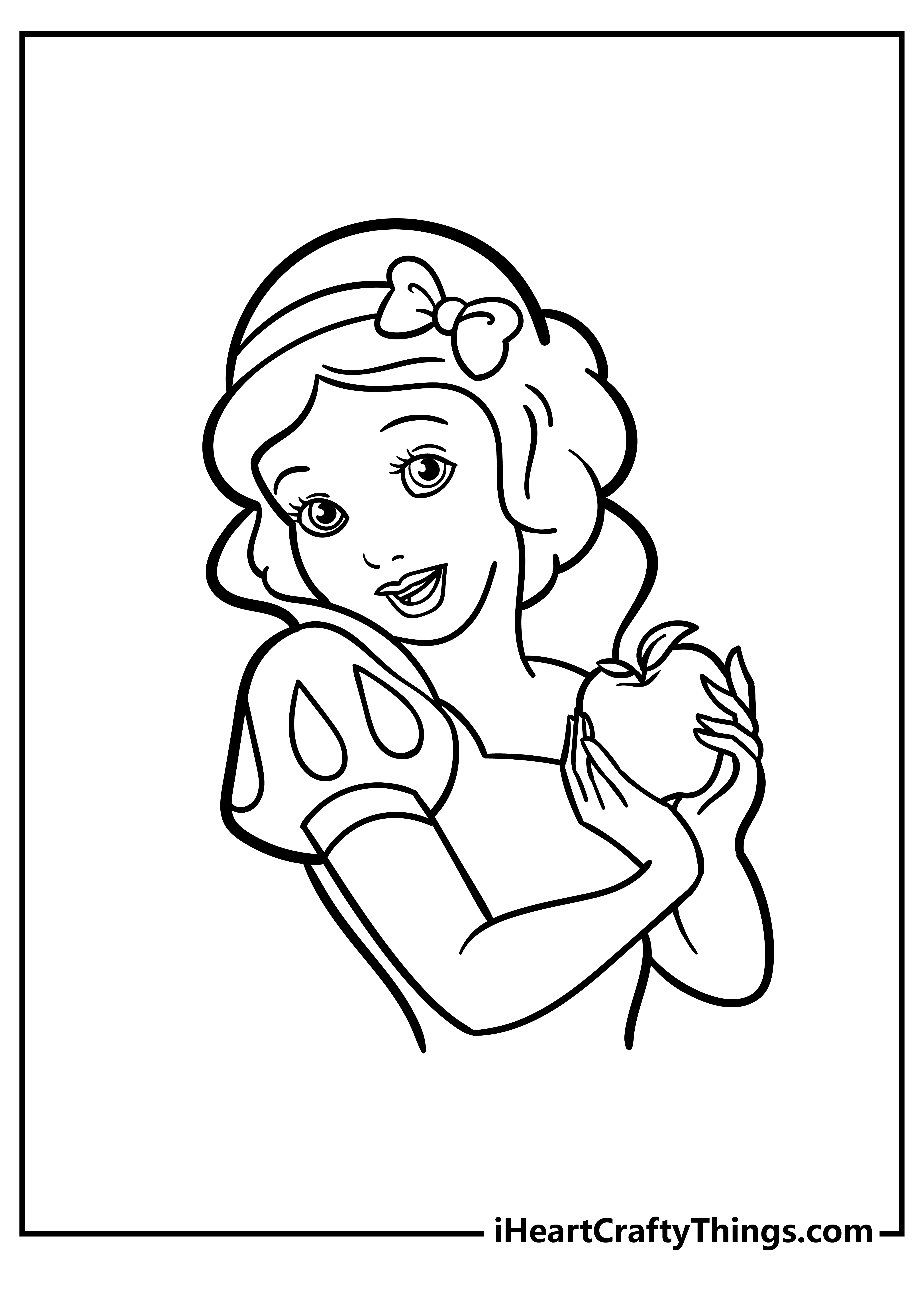 Snow White Coloring Pages for kids free download