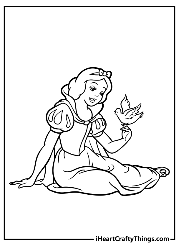 Snow White Coloring Pages (100% Free Printables)