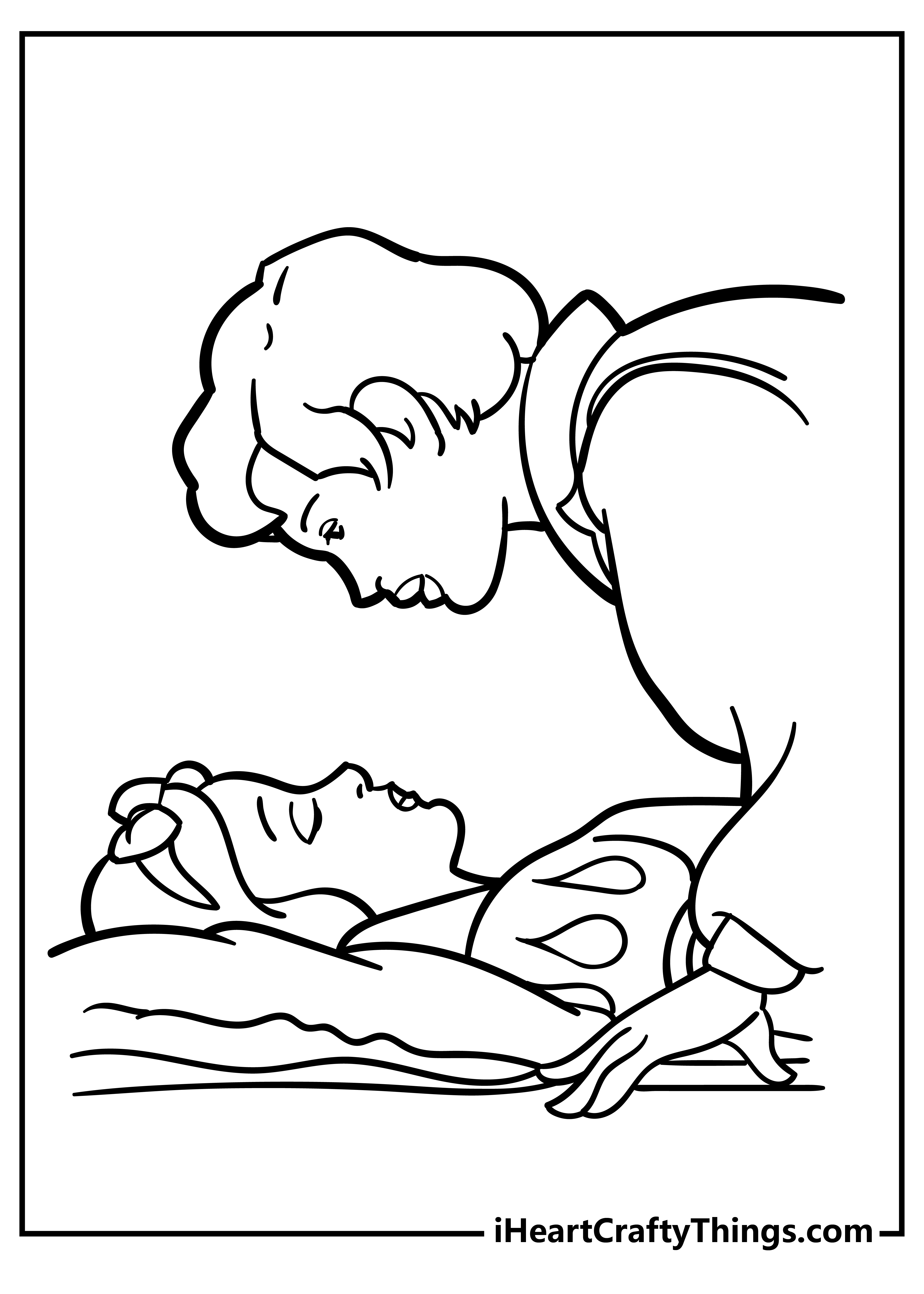 Snow White Coloring Pages for adults free printable