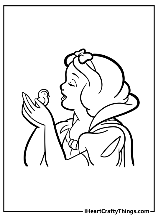 Snow White Coloring Pages (100% Free Printables)