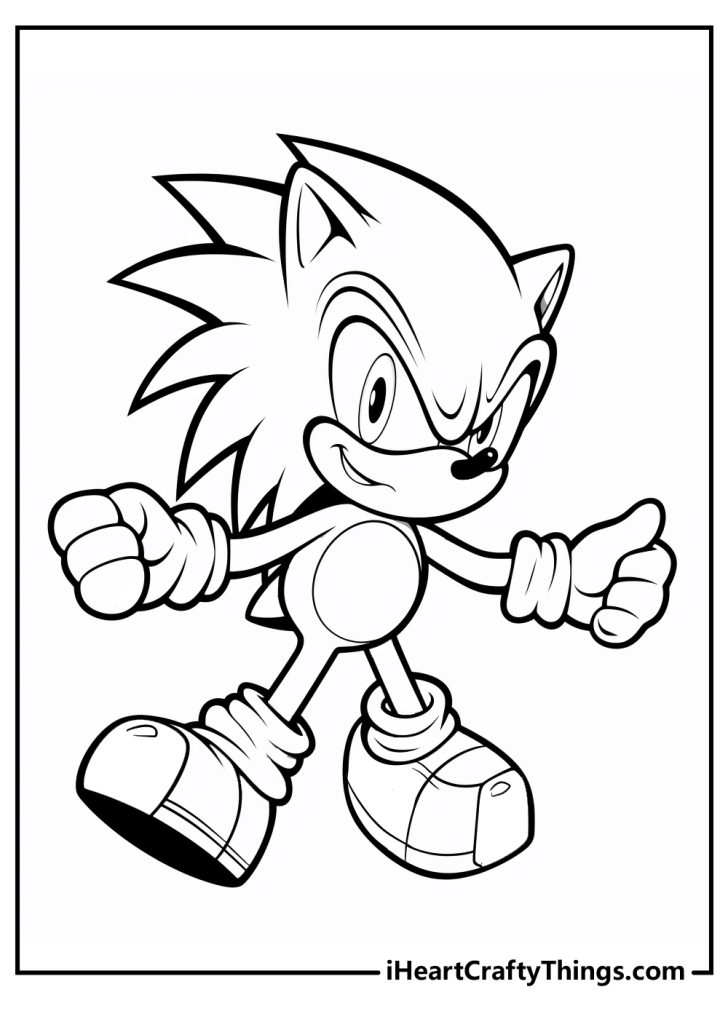 All New Sonic Coloring Pages 2024 (100% Free Printables)