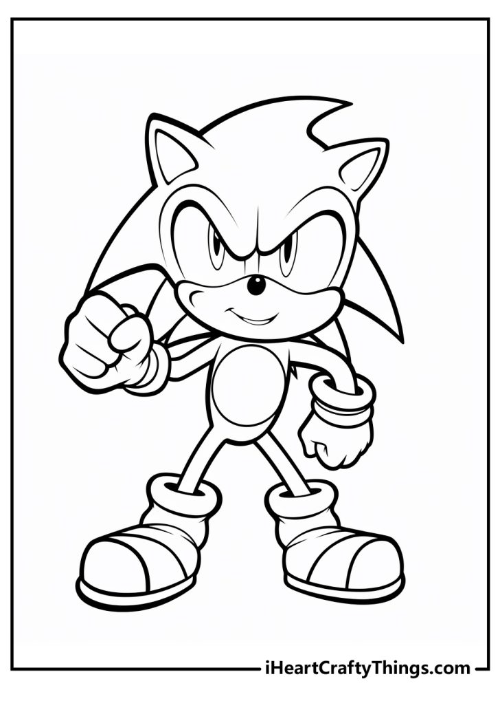 All New Sonic Coloring Pages 2024 (100% Free Printables)