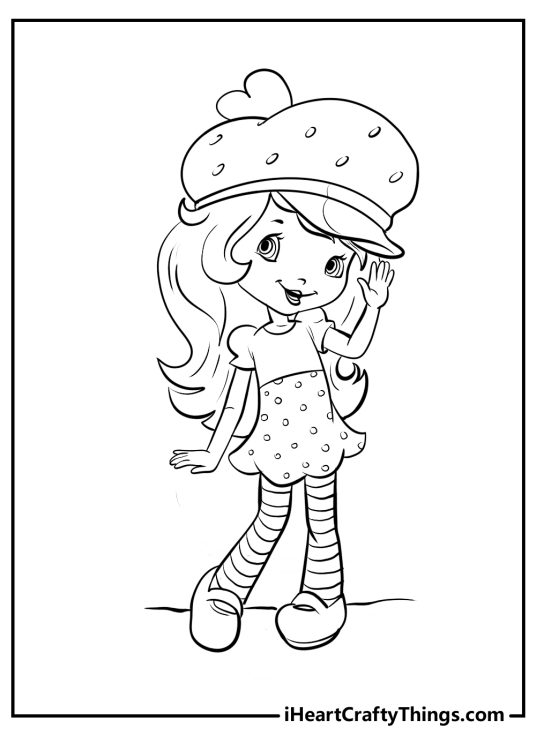 30 Strawberry Shortcake Coloring Pages (100% Free Printables)