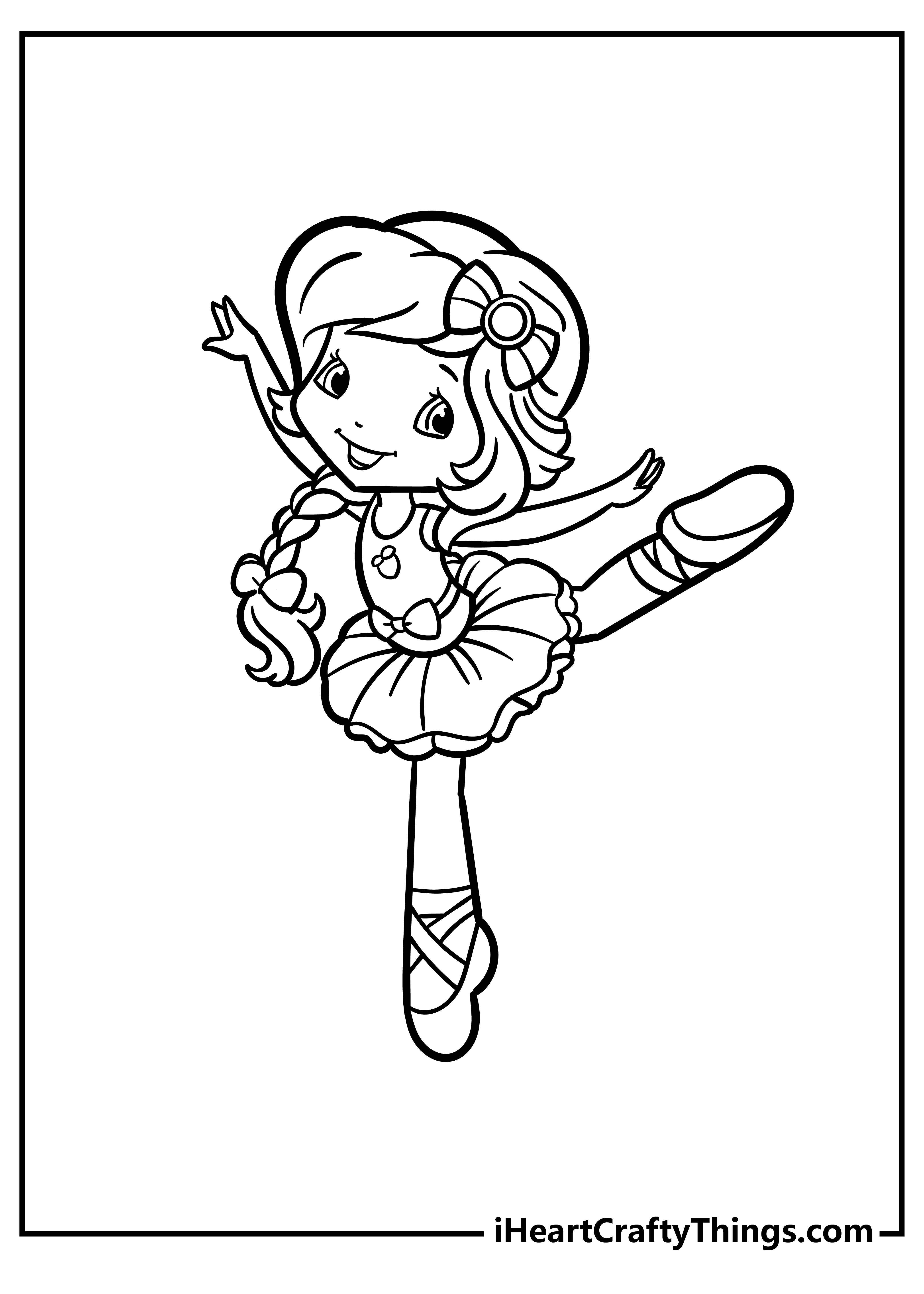 Strawberry Shortcake Coloring Book for kids free printable