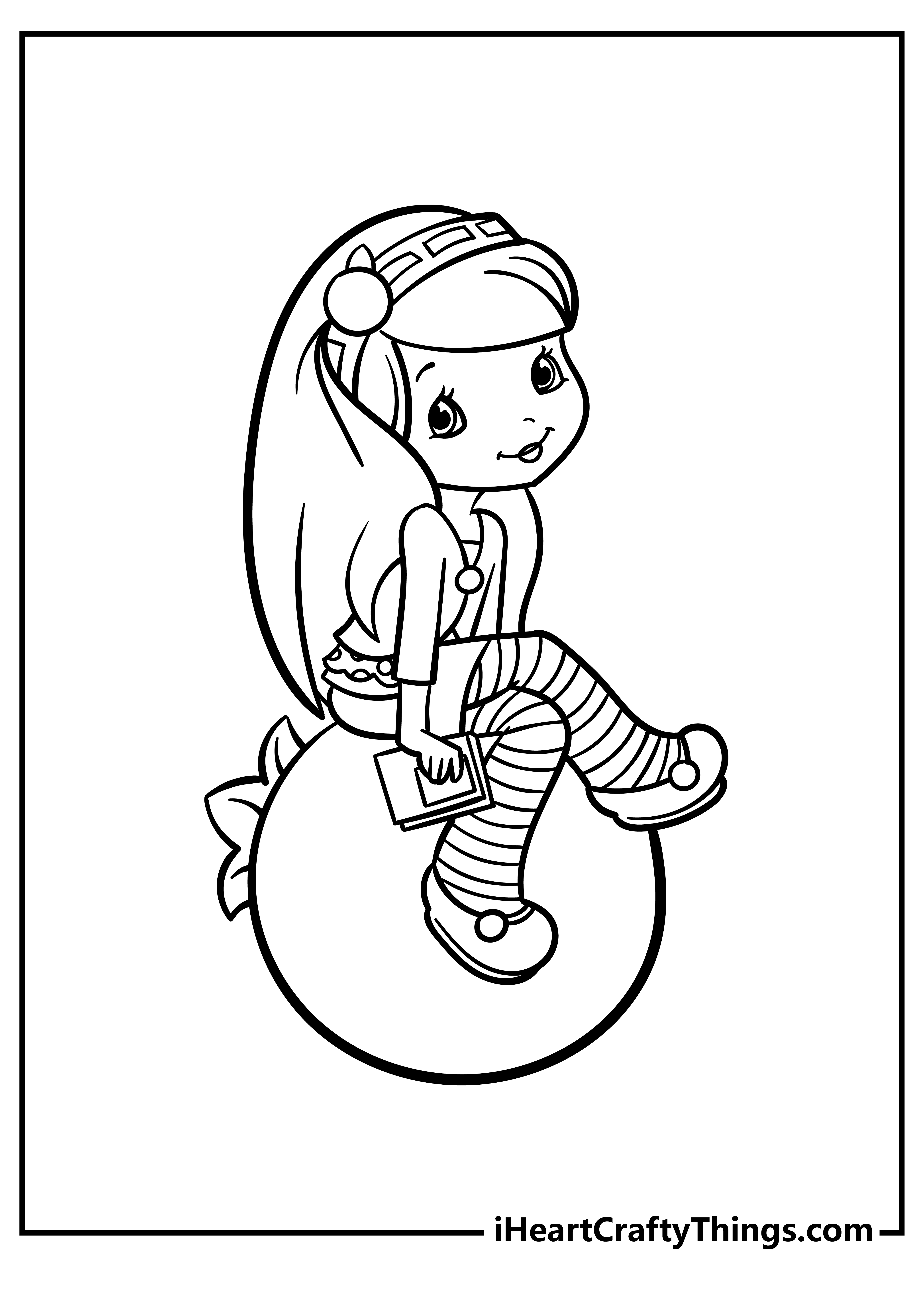 strawberry shortcake ballerina coloring pages