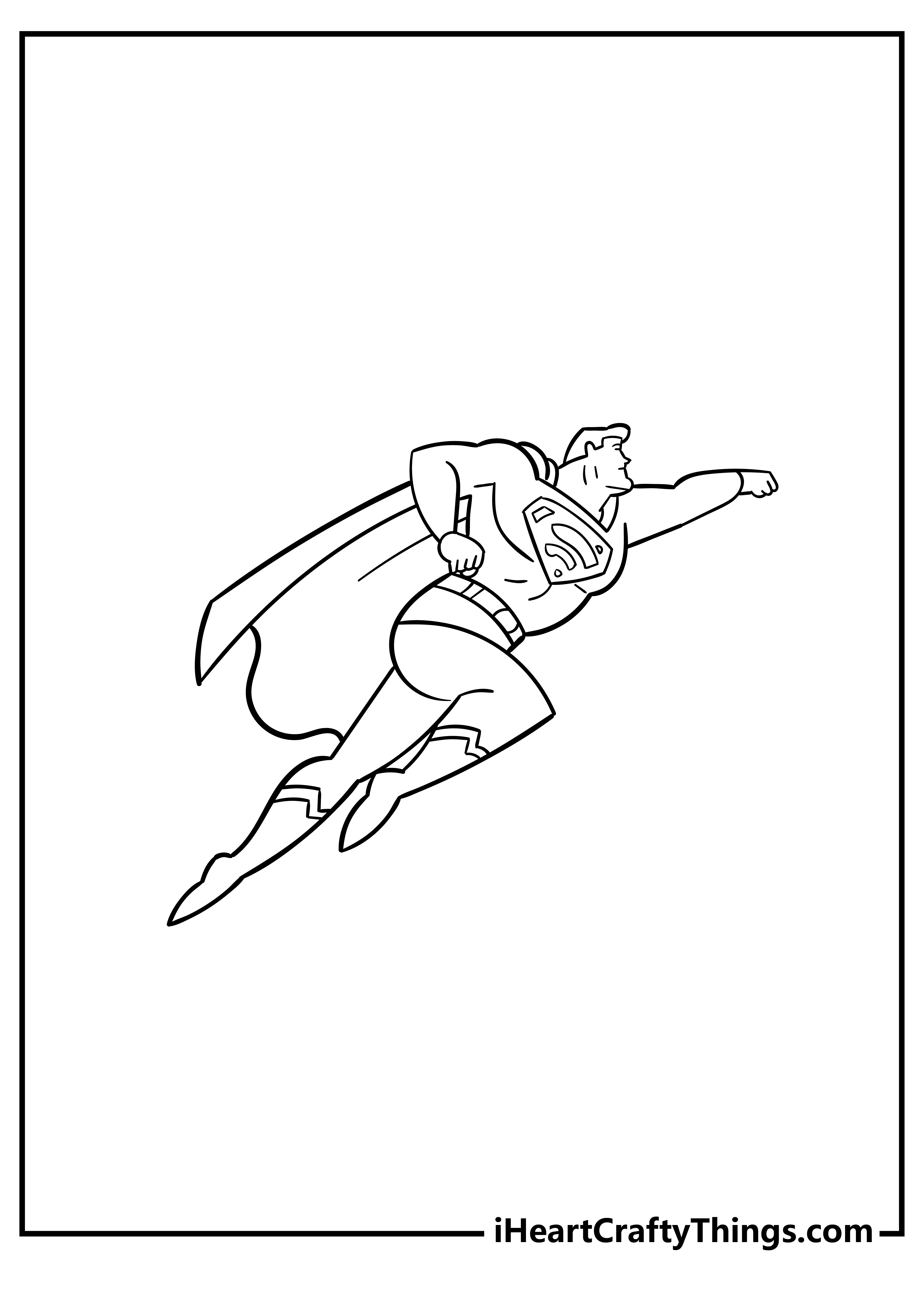 Superman Coloring Pages for kids free download